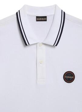 Poloshirt Napapijri E-Macas Weiß für Herren