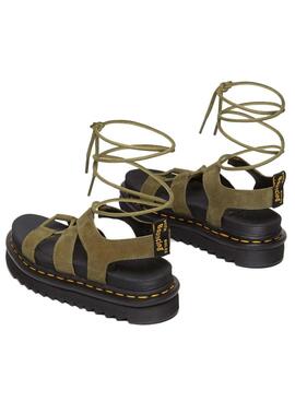 Sandalen Dr. Martens Nartilla Olive für Damen