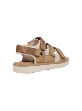 Sandalen Goldencoast Multistrap Beige für Damen