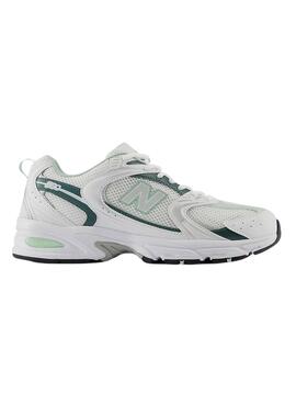 Sneaker New Balance 530 Weiß Grün für Damen.