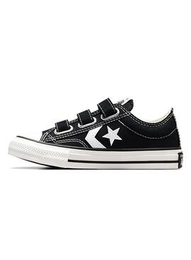 Kinder Turnschuhe Modell Star Player Easy-On Schwarz