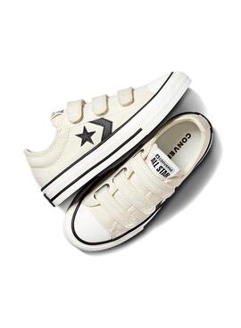 Sneakers Star Player Easy-On Beige für Kinder