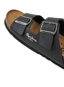 Sandalen Pepe Jeans Kansas Schwarz für Herren.