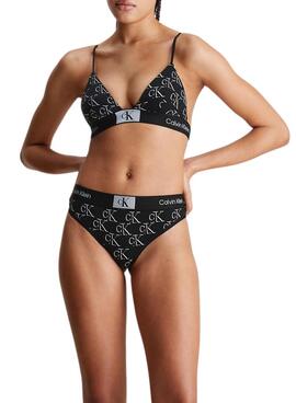 BH Calvin Klein Unlined Triangle Schwarz