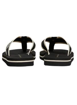 Sandalen Tommy Hilfiger Webbing Schwarz für Damen.