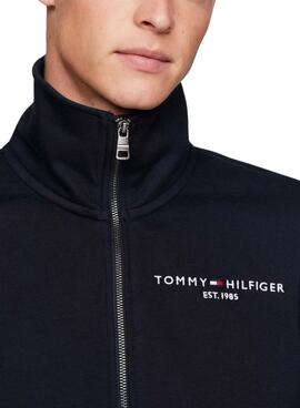 Pullover Tommy Hilfiger Reißverschluss Marineblau für Herren