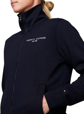 Pullover Tommy Hilfiger Reißverschluss Marineblau für Herren