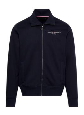 Pullover Tommy Hilfiger Reißverschluss Marineblau für Herren