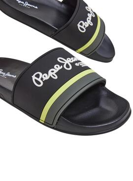 Pepe Jeans Portobello Schwarz Herren Flip-Flops