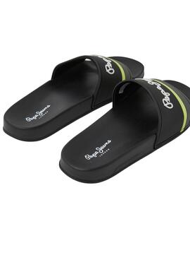 Pepe Jeans Portobello Schwarz Herren Flip-Flops