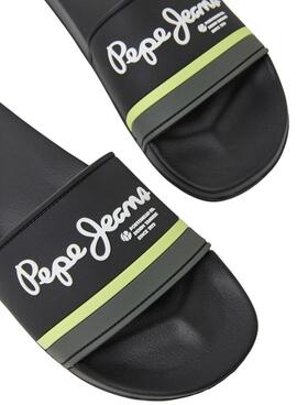 Pepe Jeans Portobello Schwarz Herren Flip-Flops