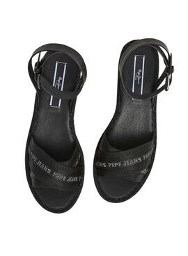 Sandalen Pepe Jeans Witney Cross Schwarz für Damen