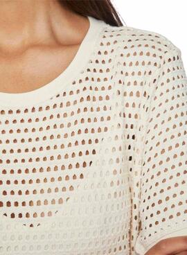 Kleid Vila Adella Beige für Damen