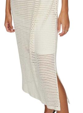 Kleid Vila Adella Beige für Damen