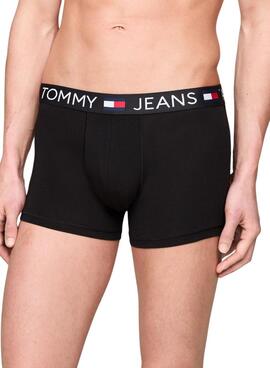 Pack 3 Tommy Jeans Trunk Essential Schwarz Herrenunterhosen