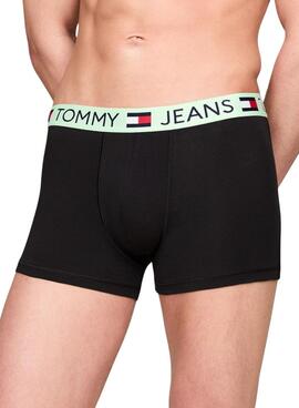 Pack 3 Tommy Jeans Trunk Essential Schwarz Herrenunterhosen