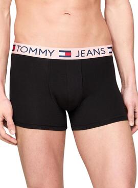 Pack 3 Tommy Jeans Trunk Essential Schwarz Herrenunterhosen