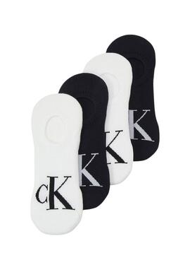 Paar Socken Calvin Klein Footie für Herren