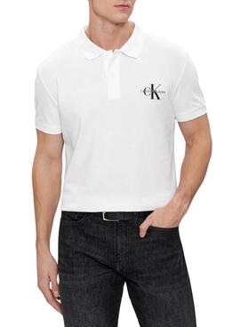 Calvin Klein Jeans Monolog Weißes Polo