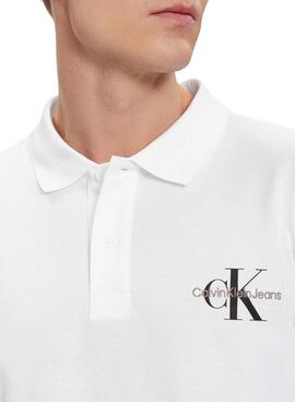 Calvin Klein Jeans Monolog Weißes Polo