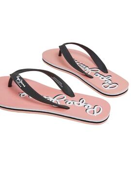 Sandalen Pepe Jeans Bay Beach Brand Rosa für Damen