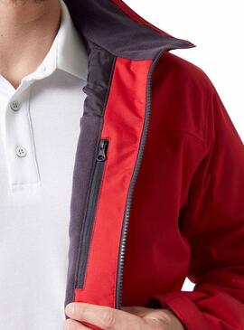 Jacke Helly Hansen Crew Midlayer Rot für Herren