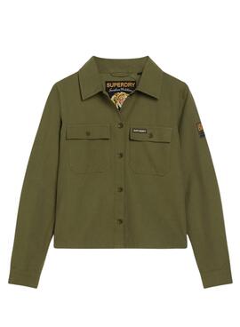 Jacke Superdry Embillished Military Grün Damen