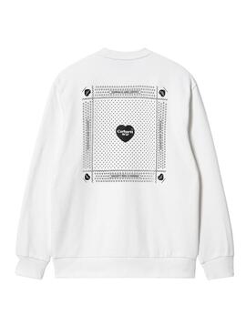 Pullover Carhartt Heart Bandana Weiß für Herren
