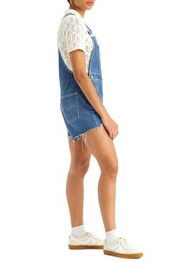 Levis Vintage Denim Blaue Weste für Damen