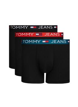 Pack 3 Tommy Jeans Trunk Schwarz Herrenunterhosen