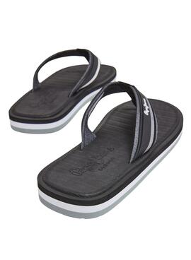 Sandalen Pepe Jeans West Basic Schwarz für Herren