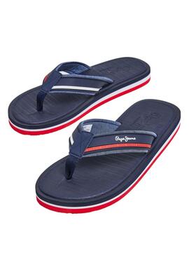 Flip-Flops Pepe Jeans West Basic Schwarz für Herren.