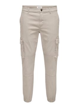 Hose Only and Sons Carter Beige für Herren