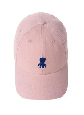 Kappe El Pulpo Washed Rosa Logo Für Männer