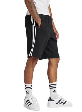 Kurze Hose Adidas Adicolor 3 Streifen Schwarz für Herren