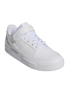 Turnschuhe Adidas Forum Low Weiß für Mädchen und Jungen