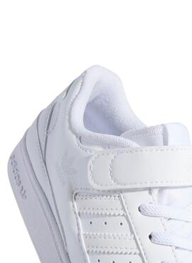 Turnschuhe Adidas Forum Low Weiß für Mädchen und Jungen