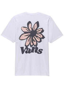T-Shirt Vans Brush Petal Weiß für Herren