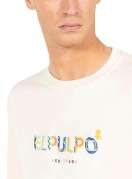 Sweatshirt El PulpoFormen Off-White für Herren