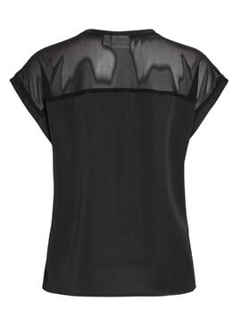 Top Vila Villette Negro Für Damen