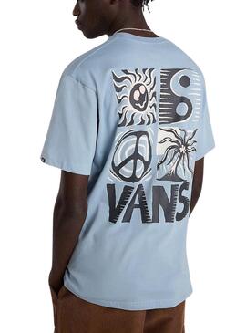 T-Shirt Vans Sunbaked Blau für Herren