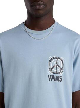 T-Shirt Vans Sunbaked Blau für Herren