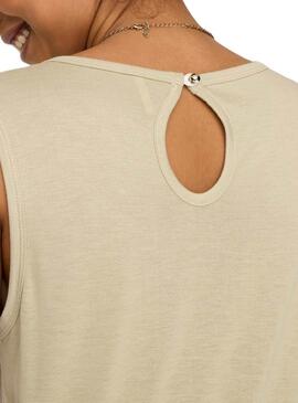 T-Shirt Only Flora Beige für Damen