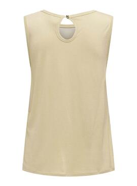 T-Shirt Only Flora Beige für Damen