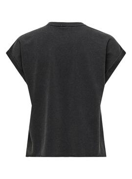 T-Shirt Only Lucinda Schwarz für Damen