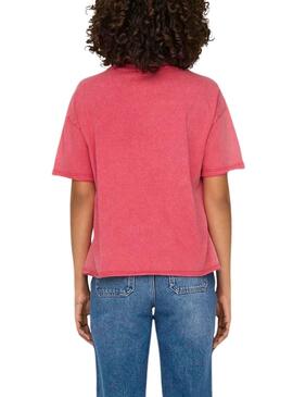 T-Shirt Only Kinna Fruit Fucsia für Damen