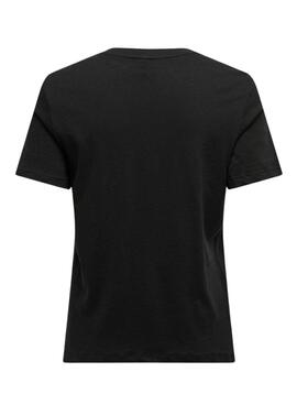 T-Shirt Only Misa Schwarz für Damen