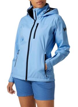 Damen-Jacke Helly Hansen Crew Hooded Blau.