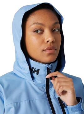 Damen-Jacke Helly Hansen Crew Hooded Blau.