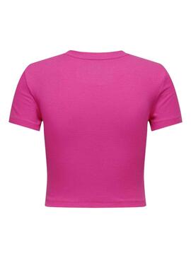 T-Shirt Only Betty Fuchsia für Damen.